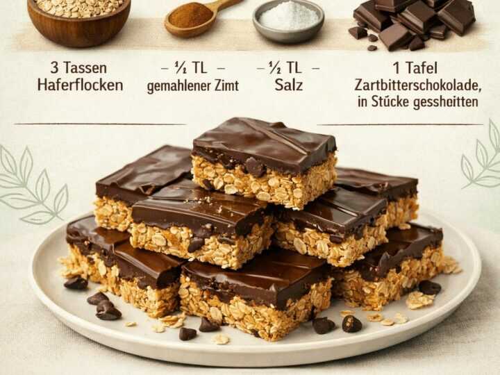 Haferflocken-Schnitten: Köstliches Rezept ohne Backen entdecken!