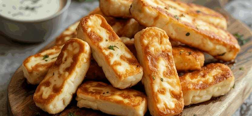 Halloumi-Sticks aus der Heißluftfritteuse