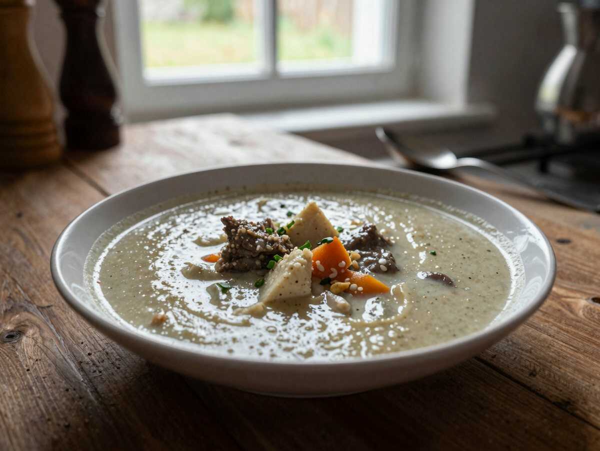Hausgemachte Herzhafte Bohnensuppe: Entdecke den Wohlfühlgeschmack! – während der Zubereitung