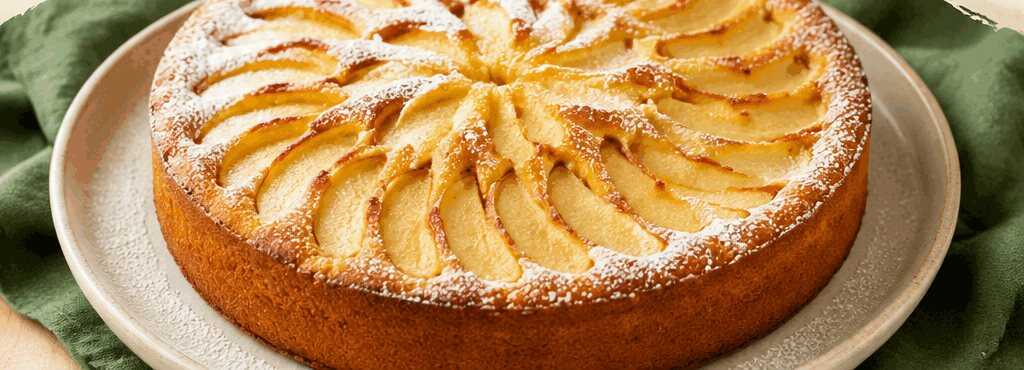 Hausgemachter Apfelkuchen