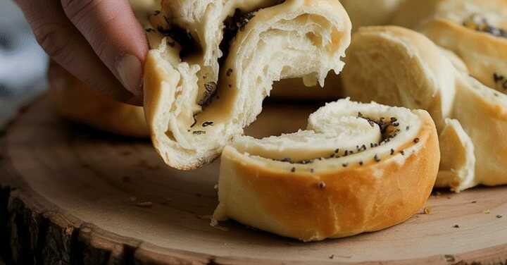 Hefeschnecken mit Zimt und Rosinen aus dem Airfryer