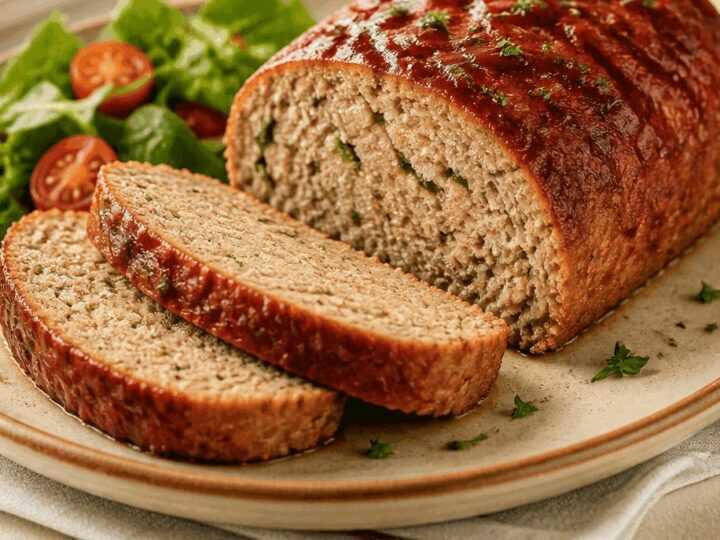 Heißluftfritteuse Puten-Hackbraten: Ihr neuer gesunder Dinner-Hit!