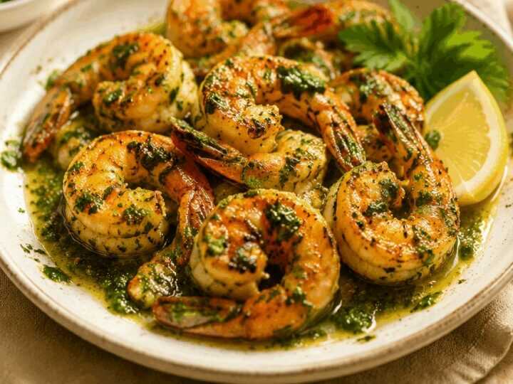 Herzhafte Chimichurri-Garnelen: Blitzschnell zubereitet für entspannte Abendessen!