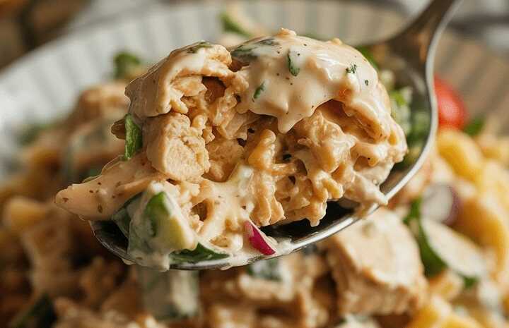 Herzhafter Griechischer Hähnchen-Salat
