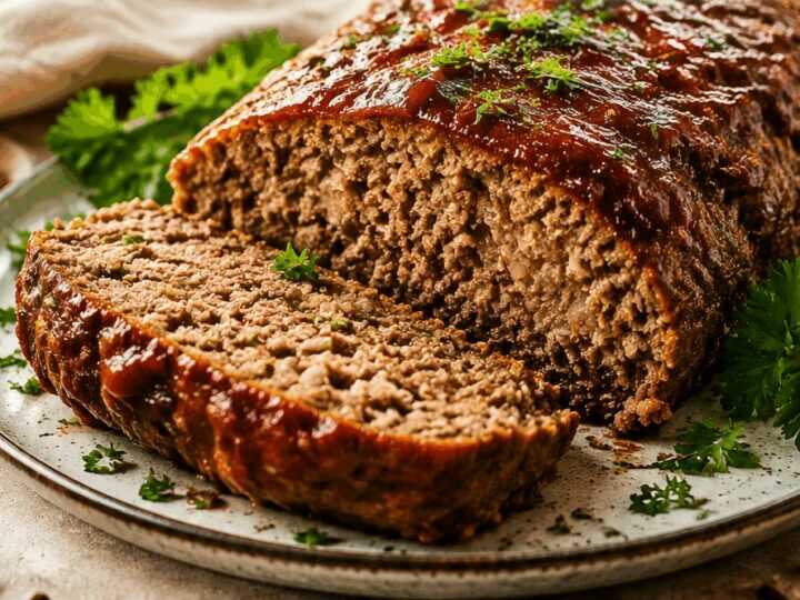 Herzhafter Keto-Hackbraten, der Ihre Dinner-Gäste beeindrucken wird!