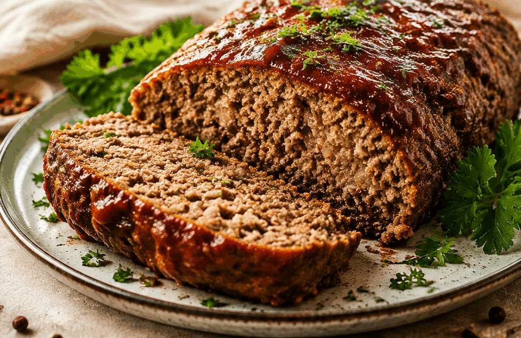 Herzhafter Keto-Hackbraten, der Ihre Dinner-Gäste beeindrucken wird!