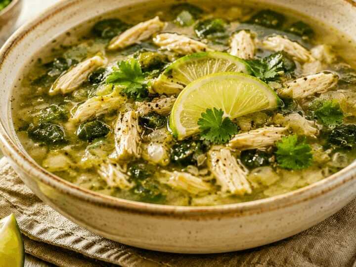 Herzliche Hühnersuppe mit Poblano: Eine Umarmung für die Seele in jedem Löffel!