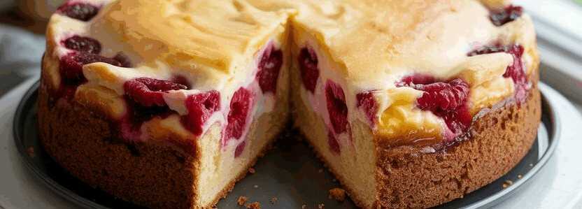 Himbeer Kasekuchen mit 250 g Naturjoghurt ohne Schinckschnack