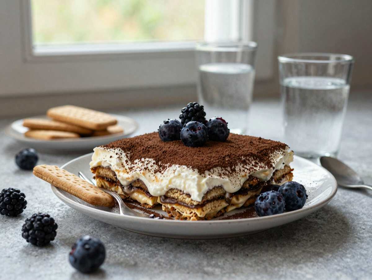 Himbeer-Tiramisu-Traum: Ein Dessert ohne Backen! – während der Zubereitung