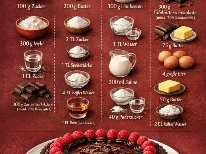Himbeer-Schoko-Traum: Das unwiderstehliche Tarte-Rezept!