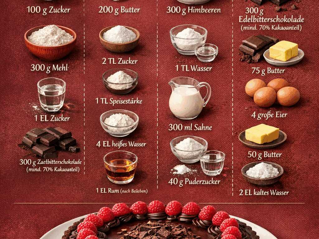 Himbeer-Schoko-Traum: Das unwiderstehliche Tarte-Rezept!