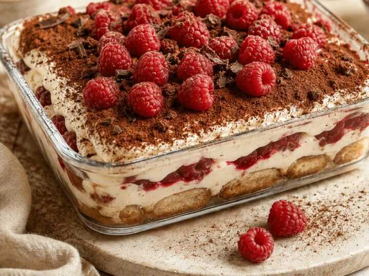 Himbeer-Tiramisu-Traum: Ein Dessert ohne Backen!