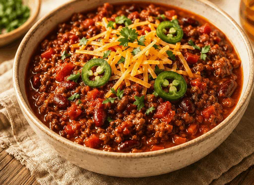 Himmlisch einfaches Keto-Chili – Perfekt für gemütliche Abendessen unter der Woche!