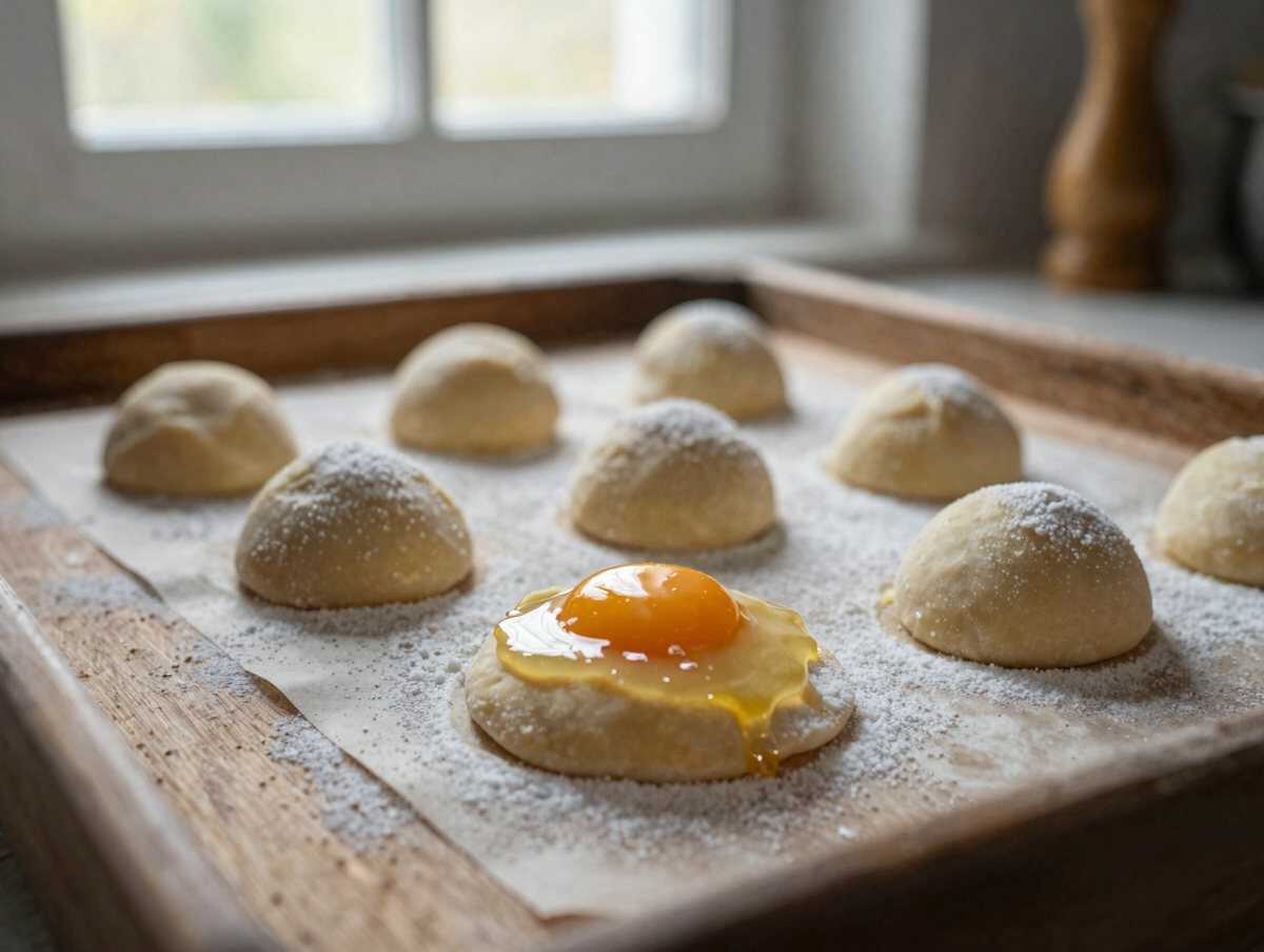 Himmlische Engelsaugen: Das perfekte Rezept für süße Genussmomente! – während der Zubereitung