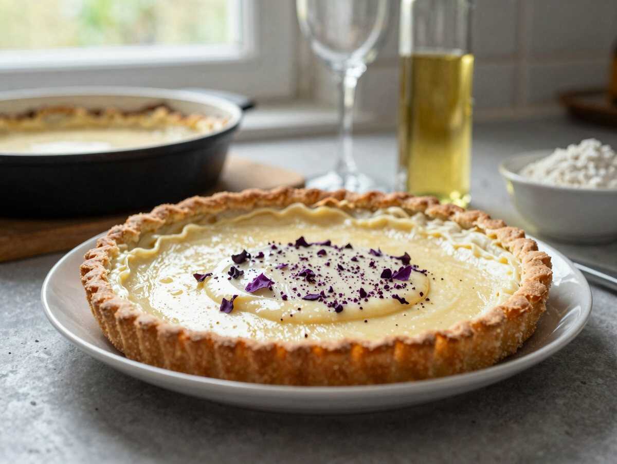 Himmlische Mohnkuchen-Kreation ohne Boden: Perfekt mit Paradiescreme und knusprigem Haselnusskrokant! – während der Zubereitung