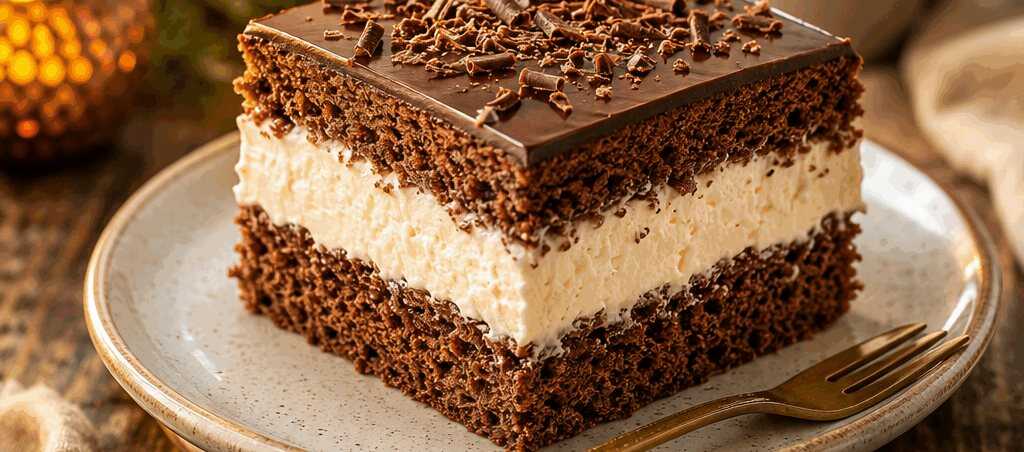 HIMMLISCHE SCHOKO-CREMESCHNITTEN: EIN EINFACHES TASSENREZEPT, DAS SIE BEGEISTERN WIRD! – so sieht es fertig aus