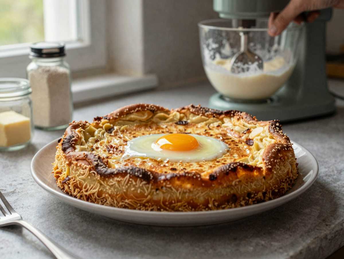 Himmlischer Himbeer-Pudding-Kuchen: Ein Rezept zum Verlieben! – während der Zubereitung