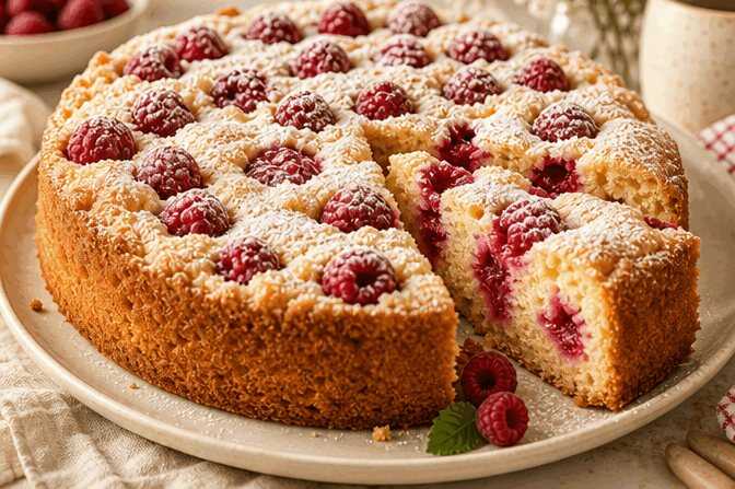 Himmlischer Himbeerkuchen: Einfaches Rezept zum Verlieben!