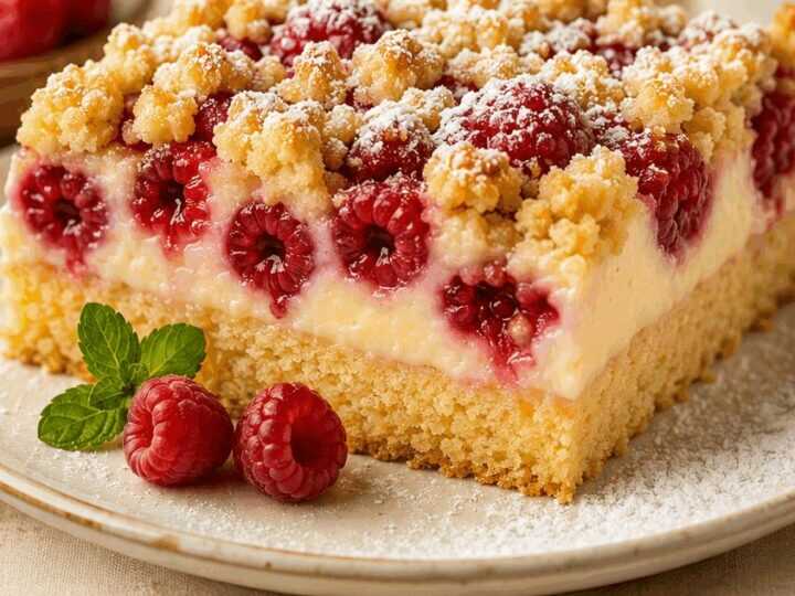 Himmlischer Himbeer-Pudding-Kuchen: Ein Rezept zum Verlieben!