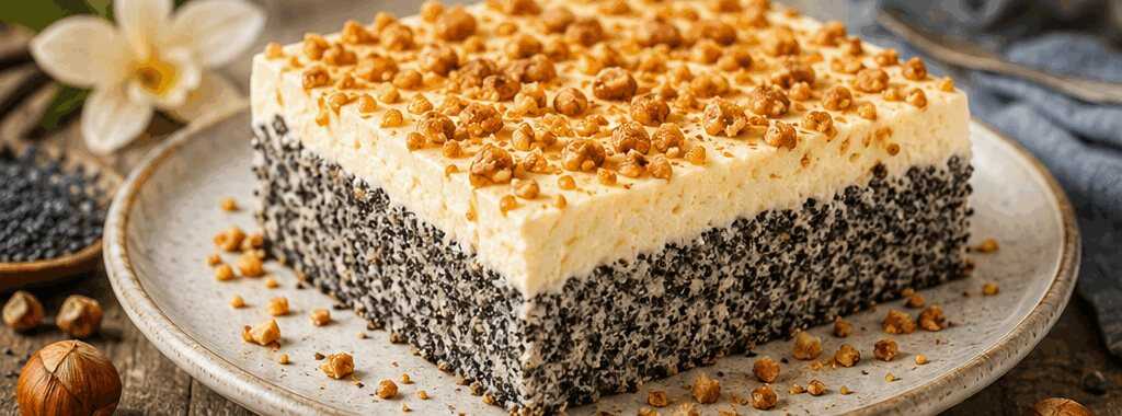 Mohnkuchen ohne Boden