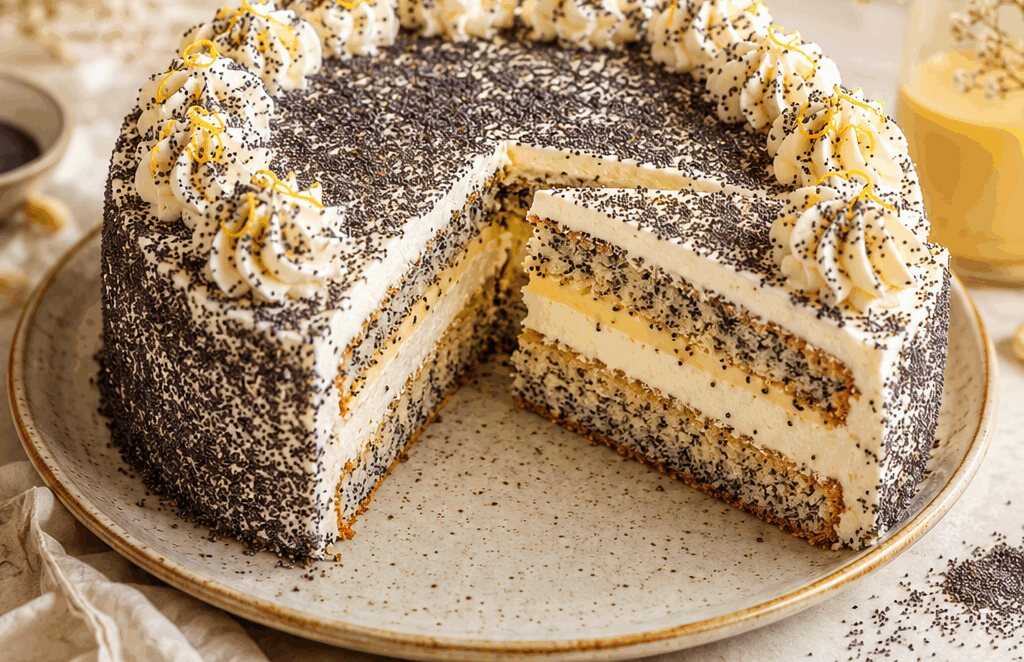 Himmlisches Rezept: Mohn-Eierlikörtorte mit Mascarpone, das Sie probieren müssen!