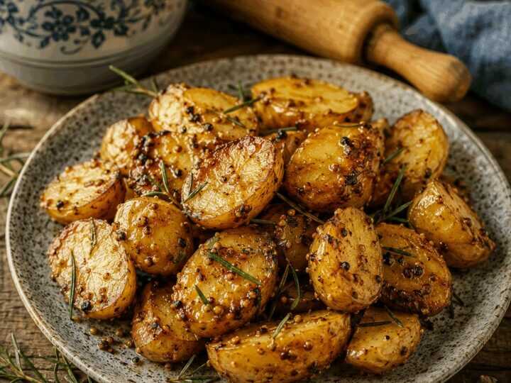 Honig-Senf-Kartoffeln vom Blech: der Trick, den kaum jemand kennt