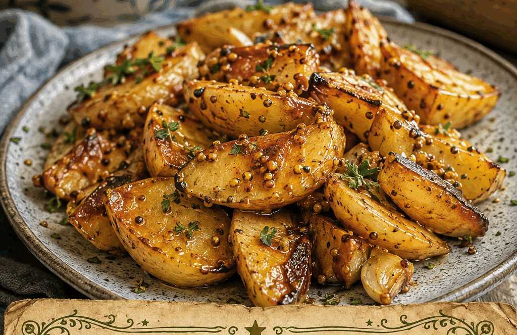 Honig-Senf-Kartoffeln vom Blech – ohne viel Abwasch, ohne Stress