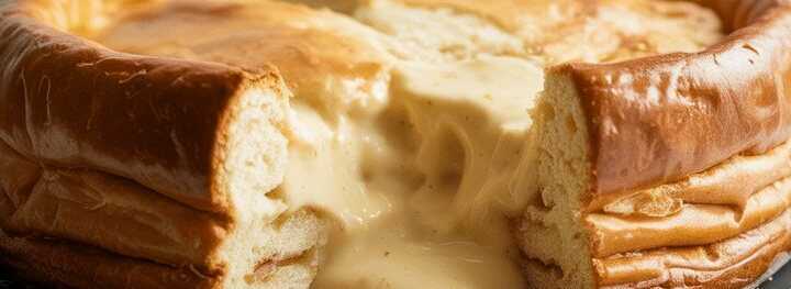 Ich backe ihn 2x pro Woche, Windbeutelkuchen mit 1 Packung Pudding