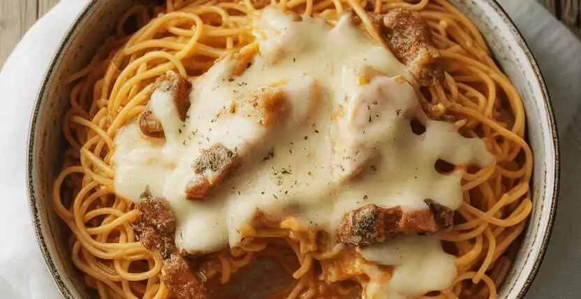 Ich habe noch nie so leckere Spaghetti gegessen mit 100 g Parmesan
