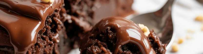 Ich verrühre 2 Tassen Zucker & 3 Tassen Nüsse für den Schokokuchen – so sieht es fertig aus