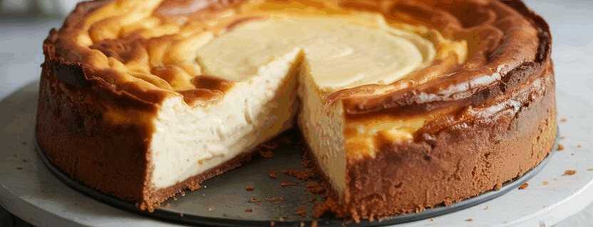Ich verrühre 800 g Quark mit Margarine, Käsekuchen ohne Boden