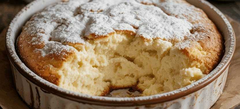 Ich verrühre 800g Quark mit 50 ml Schlagsahne, Wolkenkuchen ohne Mehl