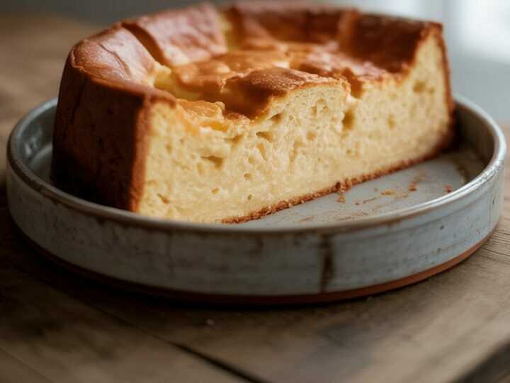 Ich verrühre 850 g Quark mit Puddingpulver fur Quarkkuchen in 5 Minuten