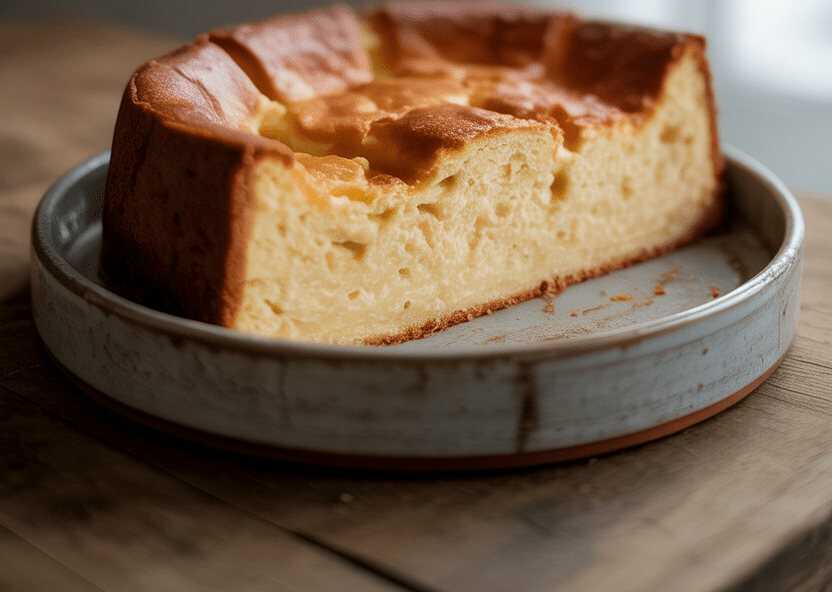 Ich verrühre 850 g Quark mit Puddingpulver fur Quarkkuchen in 5 Minuten