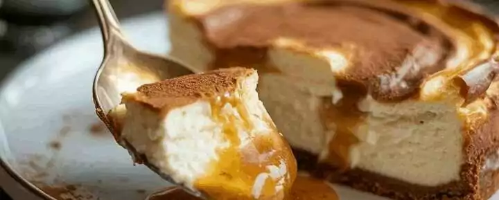 Ich verühre 250g Quark mit Frischkäse, Zimt Käsekuchen in 15 Minuten