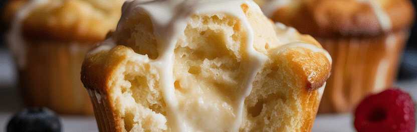 Ich verühre Vanillepudding mit 450g Quark, Muffins in 5 Minuten! – so sieht es fertig aus
