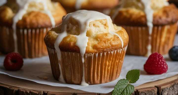 Ich verühre Vanillepudding mit 450g Quark, Muffins in 5 Minuten!