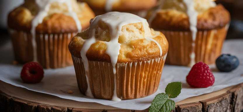 Ich verühre Vanillepudding mit 450g Quark, Muffins in 5 Minuten!