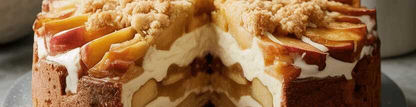 In 10 Minuten zubereitet Weihnachtlicher Apfel Schmand Kuchen – so sieht es fertig aus