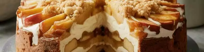 In 10 Minuten zubereitet Weihnachtlicher Apfel Schmand Kuchen – so sieht es fertig aus