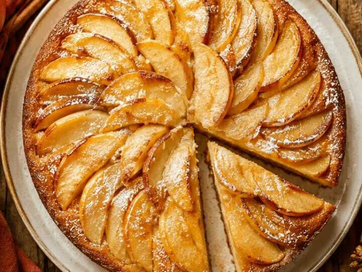 In 5 Minuten fertig: Apfelkuchen, der auf der Zunge zergeht!