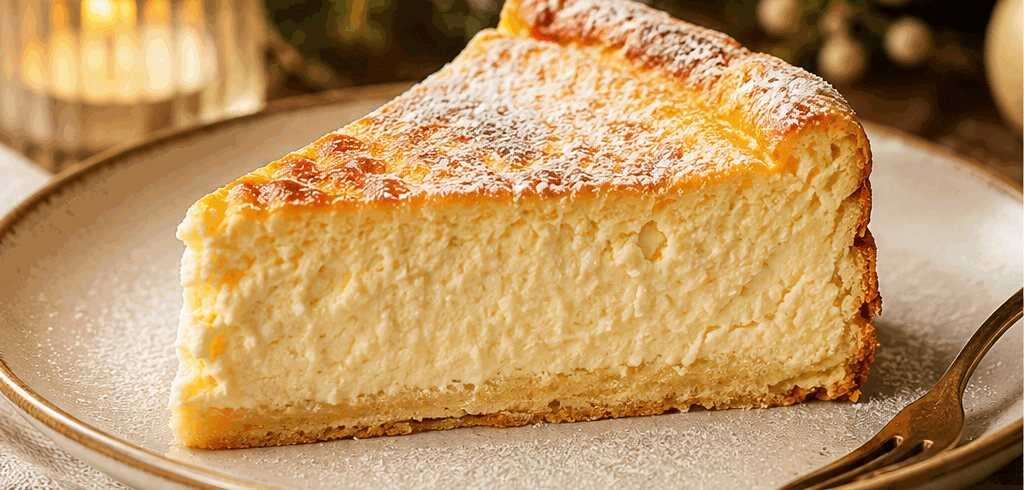 In 5 Minuten zum Backofen-fertigen Quarkkuchen! – so sieht es fertig aus