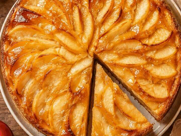 In nur 5 Min: Apfelkuchen, der auf der Zunge zergeht!