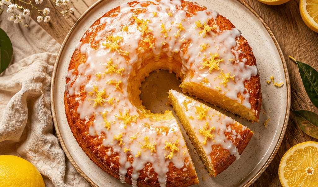 In nur 5 Minuten: Erfrischender Zitronenkuchen mit Joghurt!