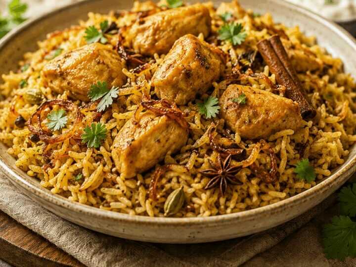 Instant-Pot-Indisches Hähnchen-Pulao: Blitzschnell zum Geschmackserlebnis!