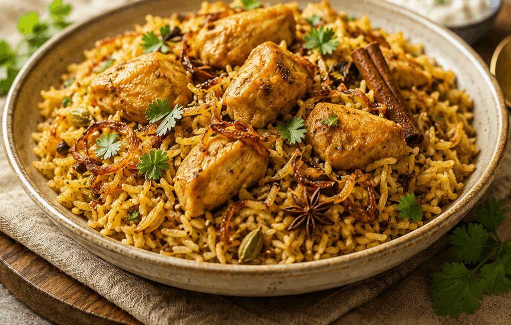 Instant-Pot-Indisches Hähnchen-Pulao: Blitzschnell zum Geschmackserlebnis!