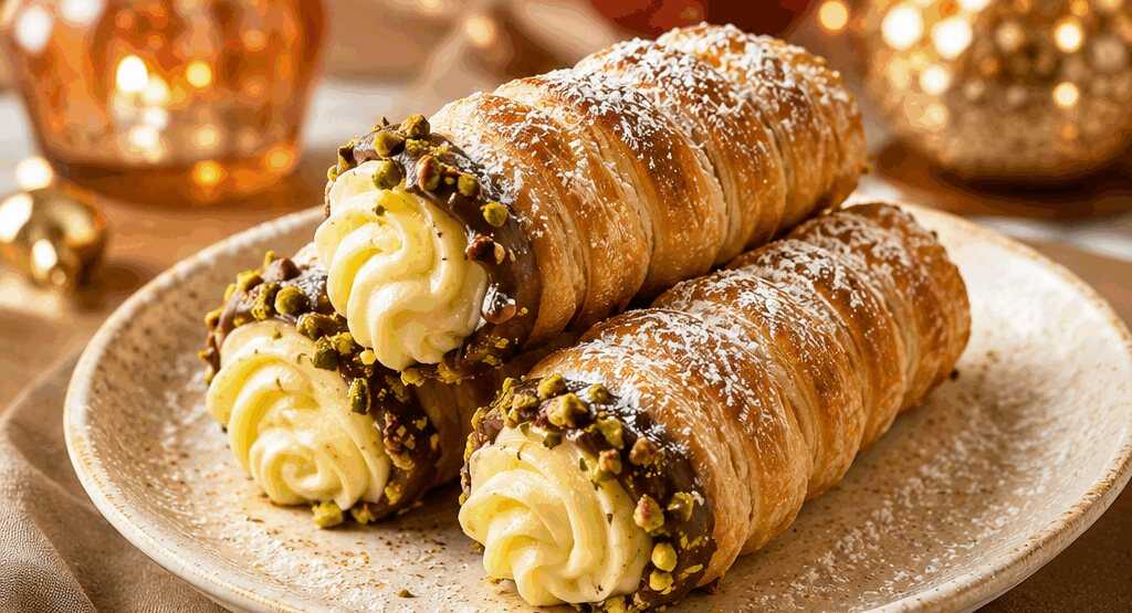 Italienische Creme-Sensation: Unwiderstehliche Cannoncini erleben! – so sieht es fertig aus