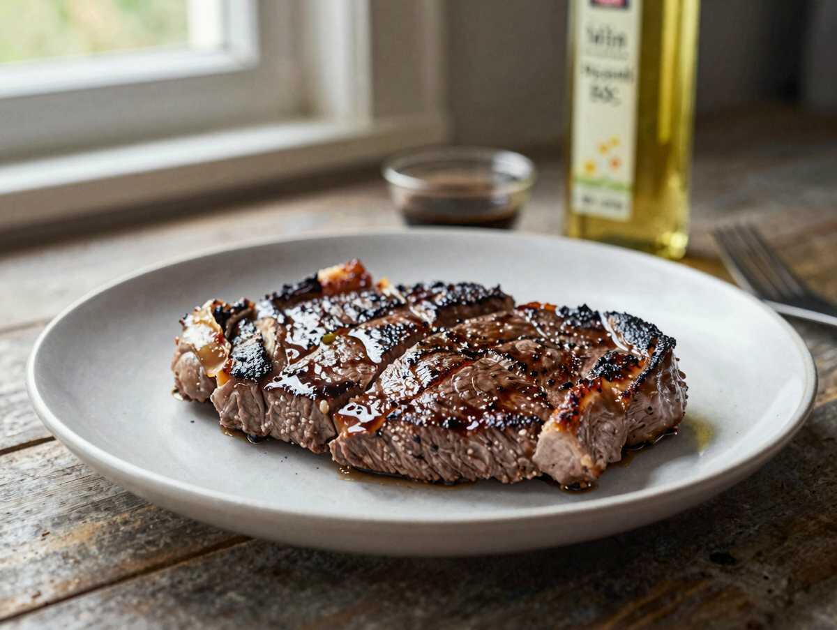Japanisches Hibachi-Steak: Das perfekte romantische Muttertags-Dinner! – während der Zubereitung