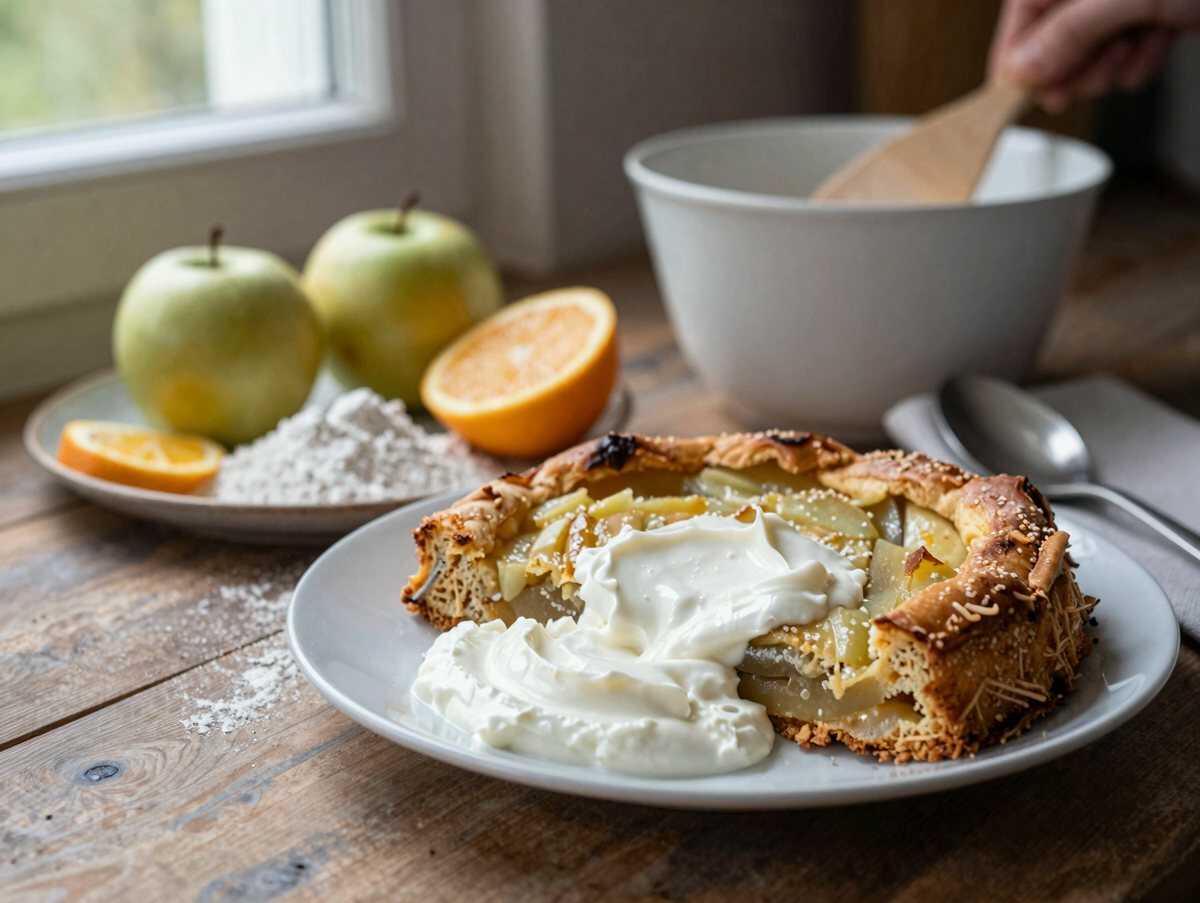 Joghurt-Apfelkuchen: Blitzschnelles Rezept für Genuss in Minuten! – während der Zubereitung