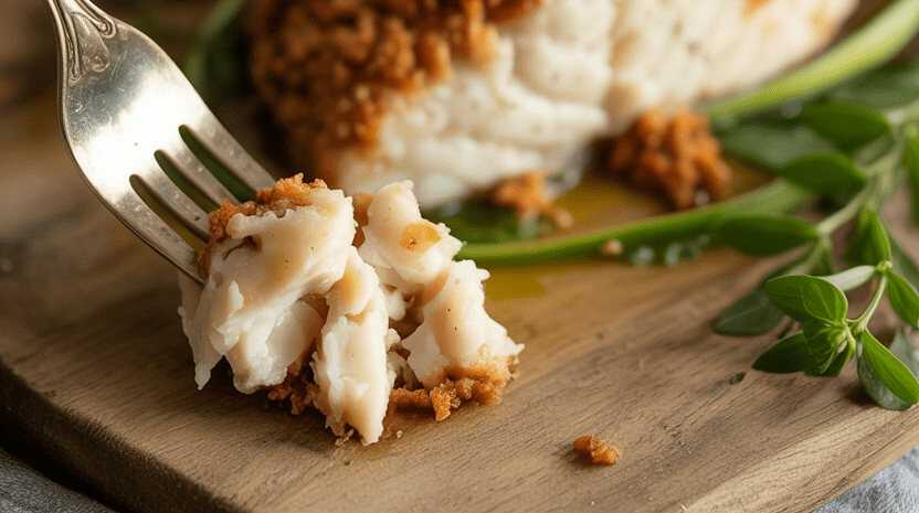 Kabeljaufilet mit Mandelkruste aus der Heißluftfritteuse